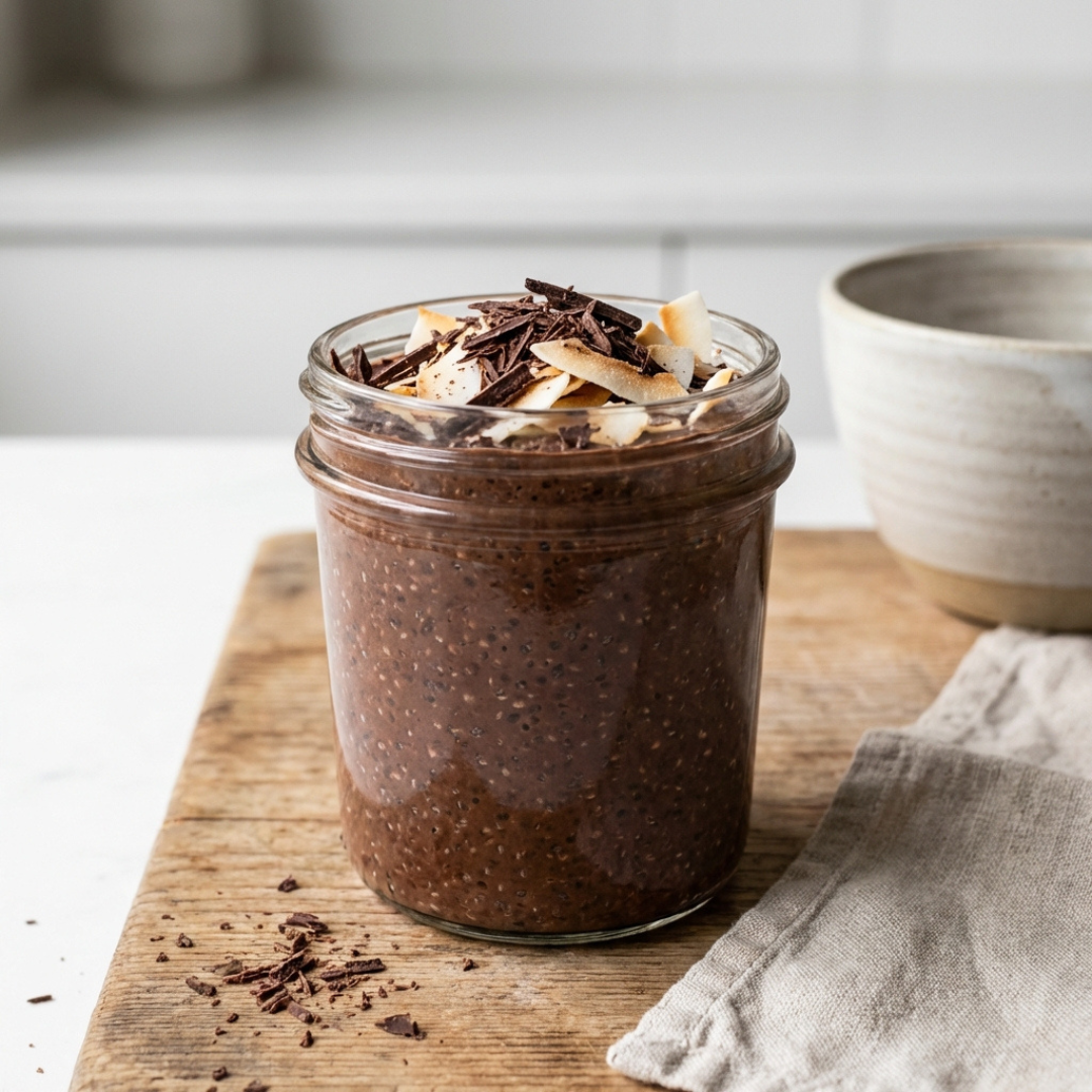 Choc-Chia Beauty Breakfast Pudding – Skin Food That Tastes Like Desser