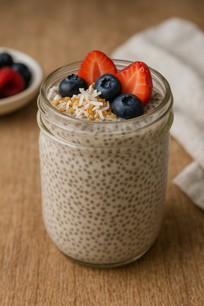 Collagen Coconut Chia Pudding